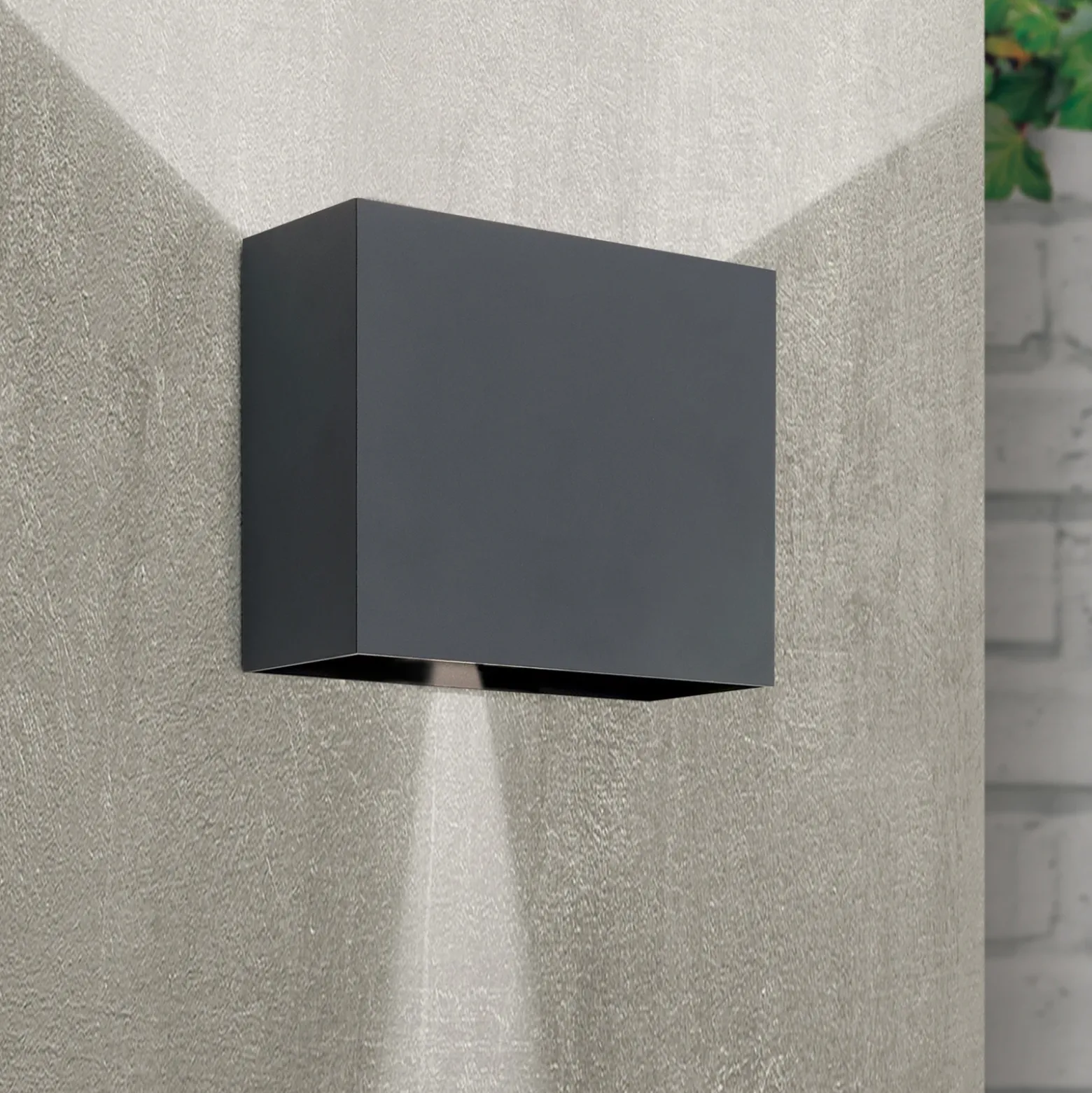 Aplique LED de exterior Acento, ajustable