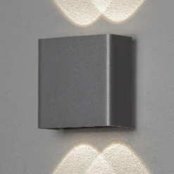 Aplique LED de exterior Chieri, 4 luces, antracita