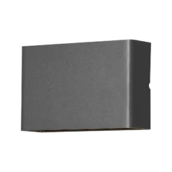 Aplique LED de exterior Chieri, 8 luces, antracita