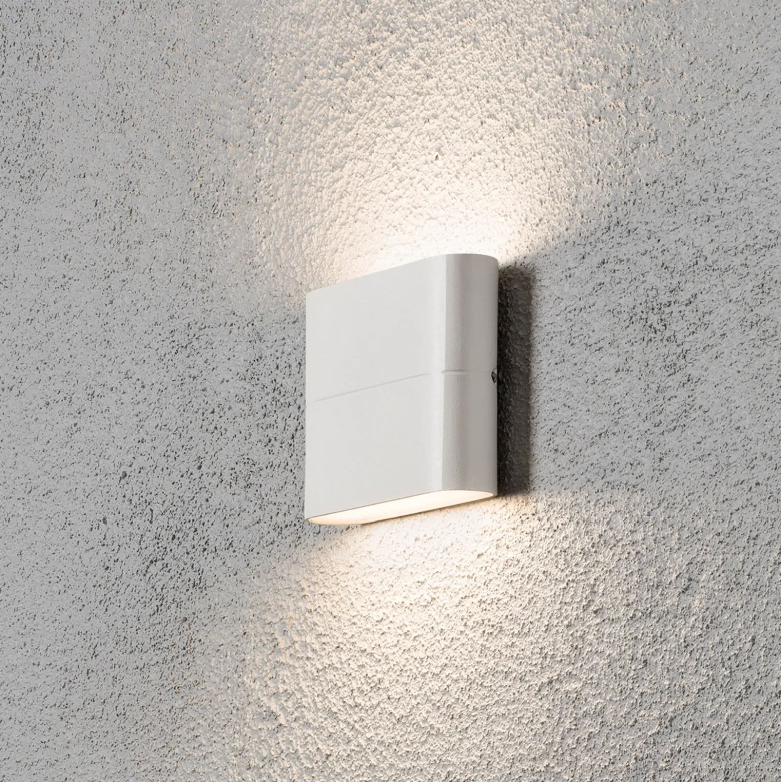 Aplique LED de exterior Chieri 11 cm blanco
