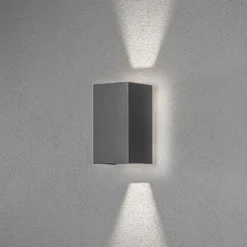 Aplique LED de exterior Cremona con luz de fondo