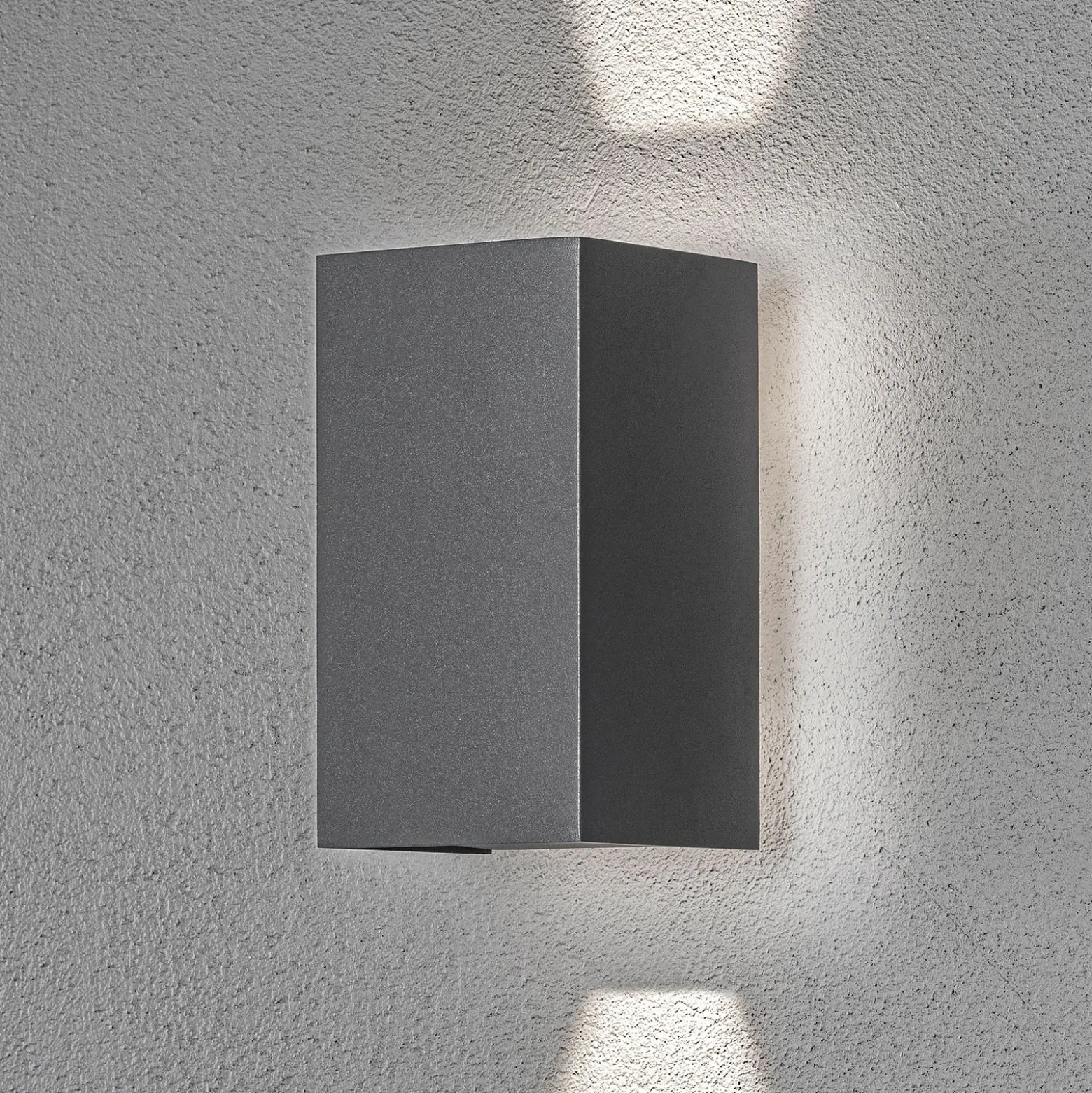 Aplique LED de exterior Cremona con luz de fondo