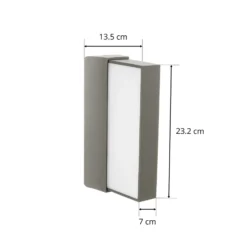Aplique LED de exterior Cuando, up down