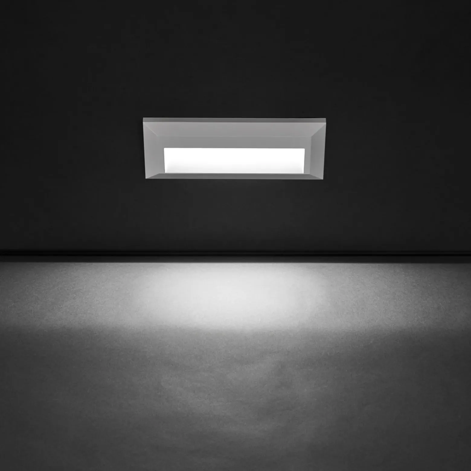 Aplique LED de exterior de gran angular Kössel