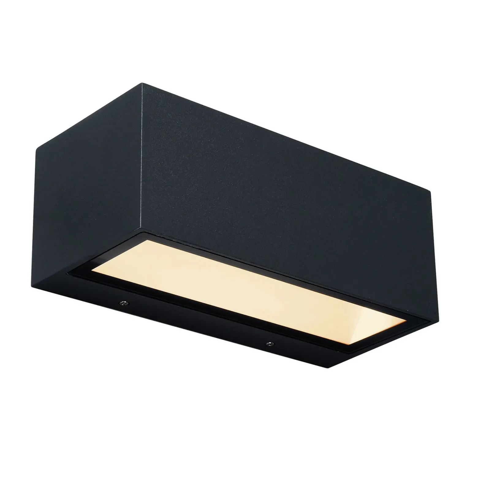 Aplique LED de exterior Gemini 22 cm 3.000K, negro
