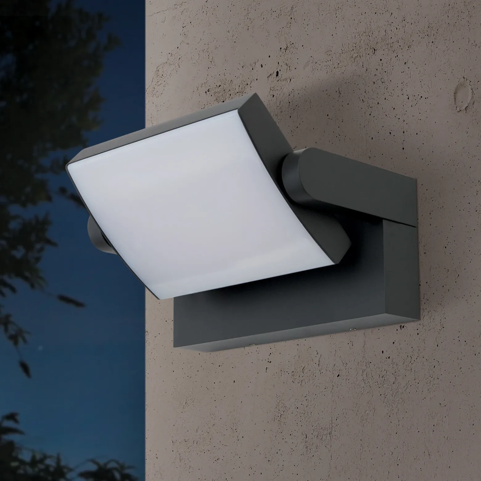 Aplique LED de exterior Ginger IP54 CCT. antracita