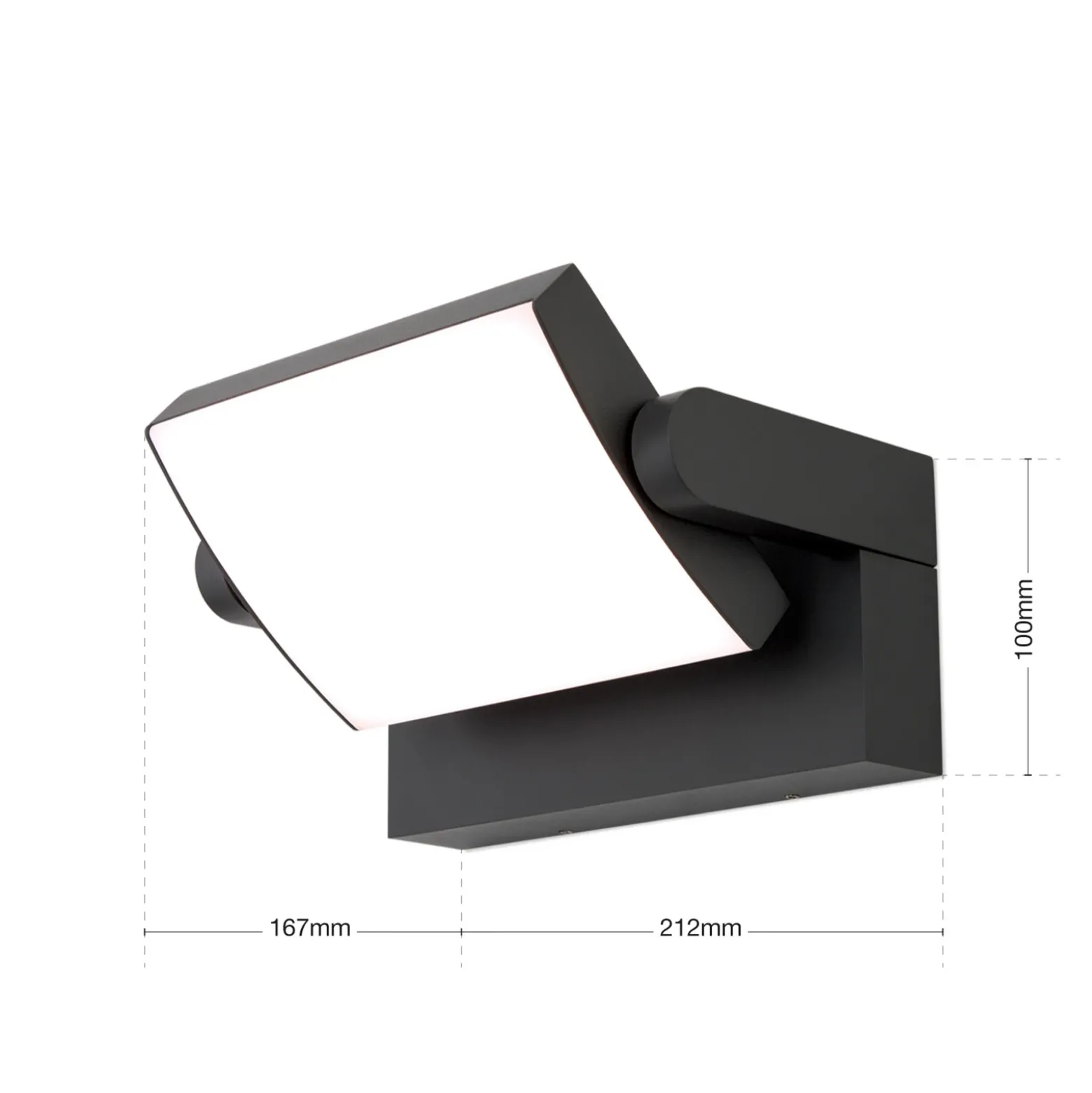 Aplique LED de exterior Ginger IP54 CCT. antracita