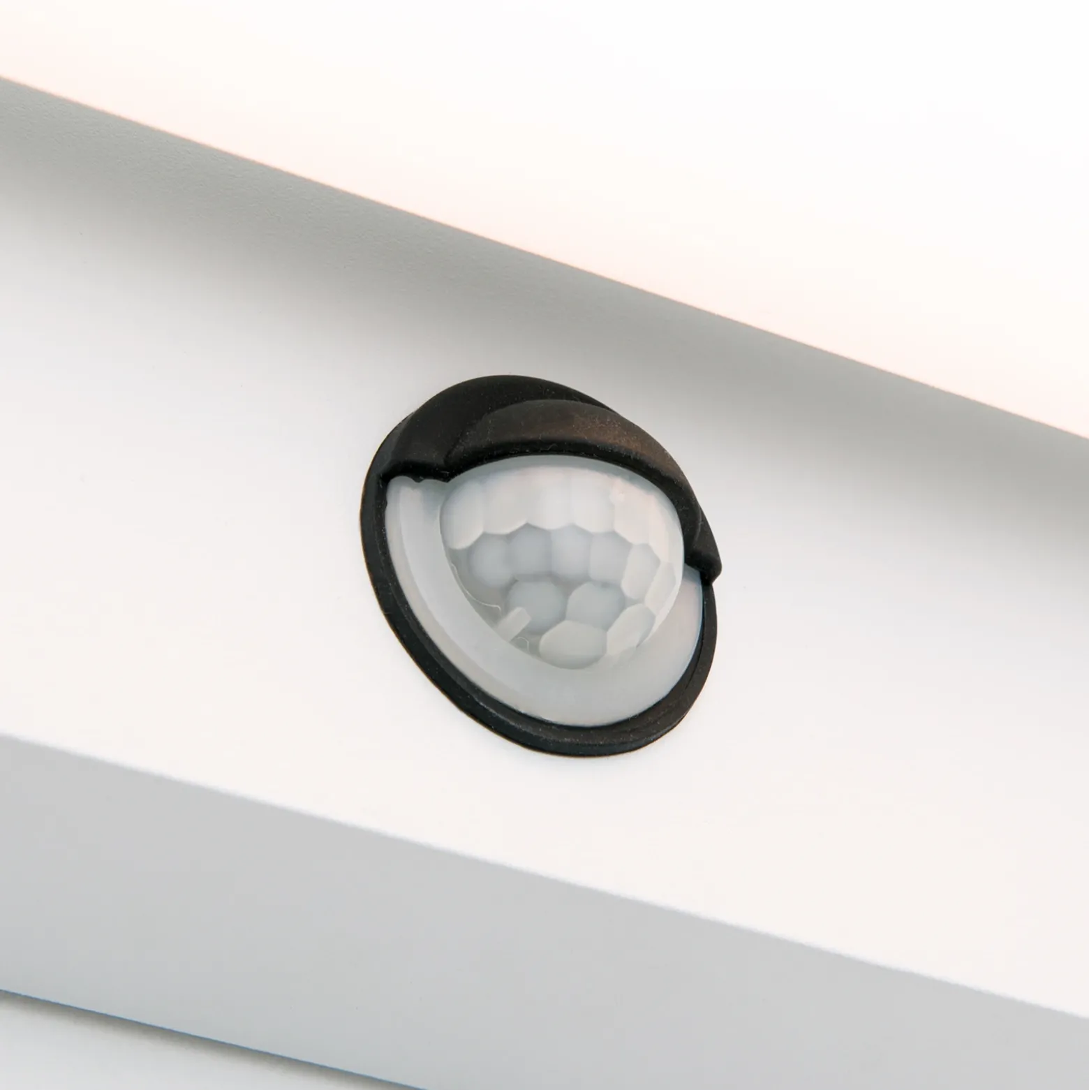 Aplique LED de exterior Ginger sensor blanco, IP54