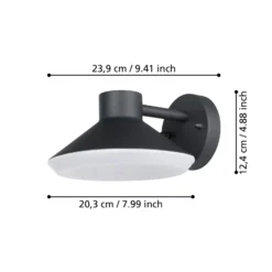 Aplique LED de exterior Ninnarella