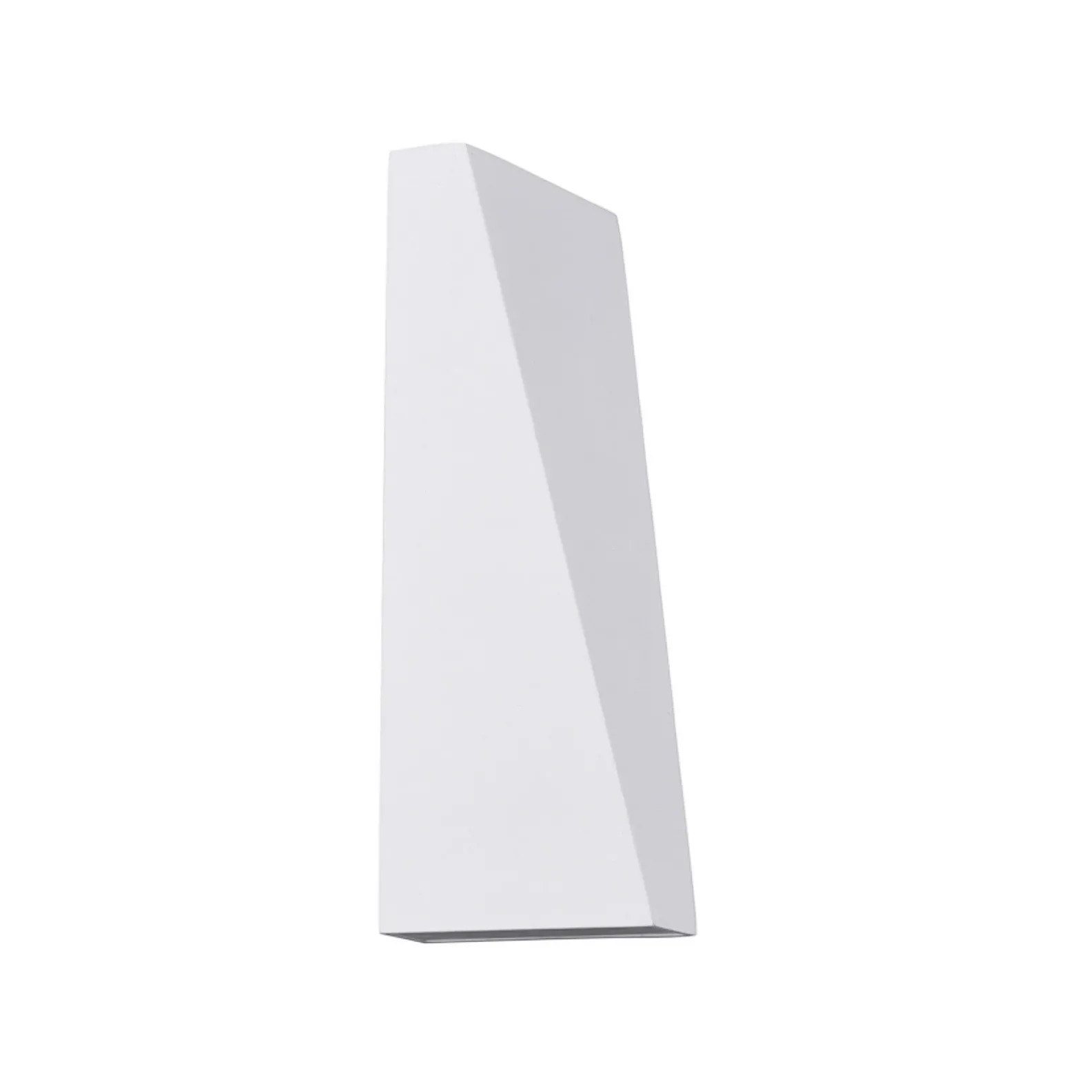 Aplique LED de exterior Times Square blanco