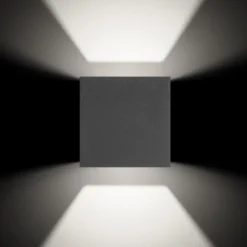Aplique LED de exterior 5080 up/down grafito