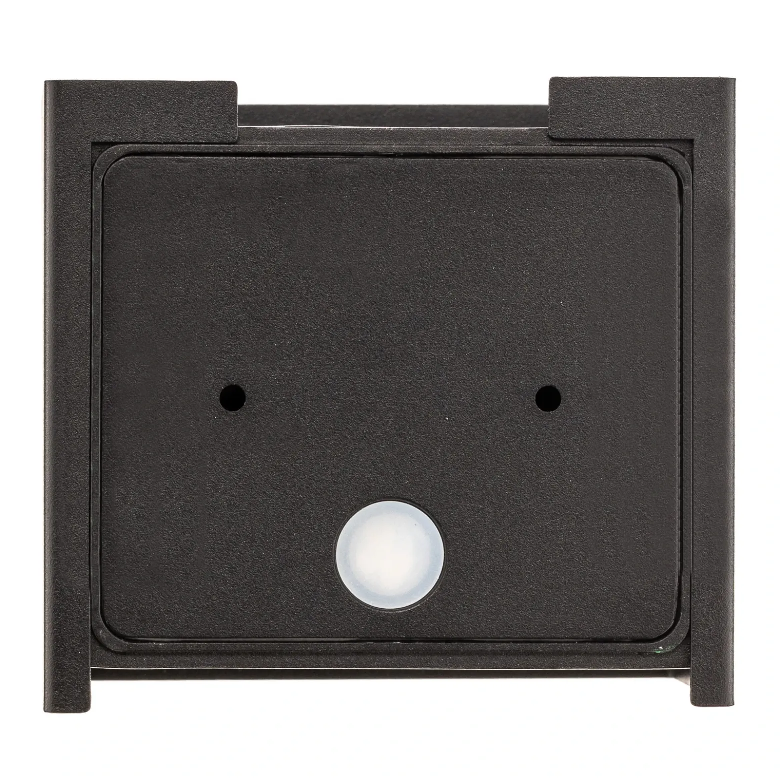 Aplique LED de exterior Wall, cúbico, negro