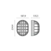Aplique LED Eko+19/G metálico antracita 3.000K