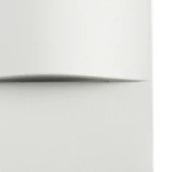 Aplique LED empotrable Lindby Alune, blanca, curvada, 8 x 8 cm, IP65