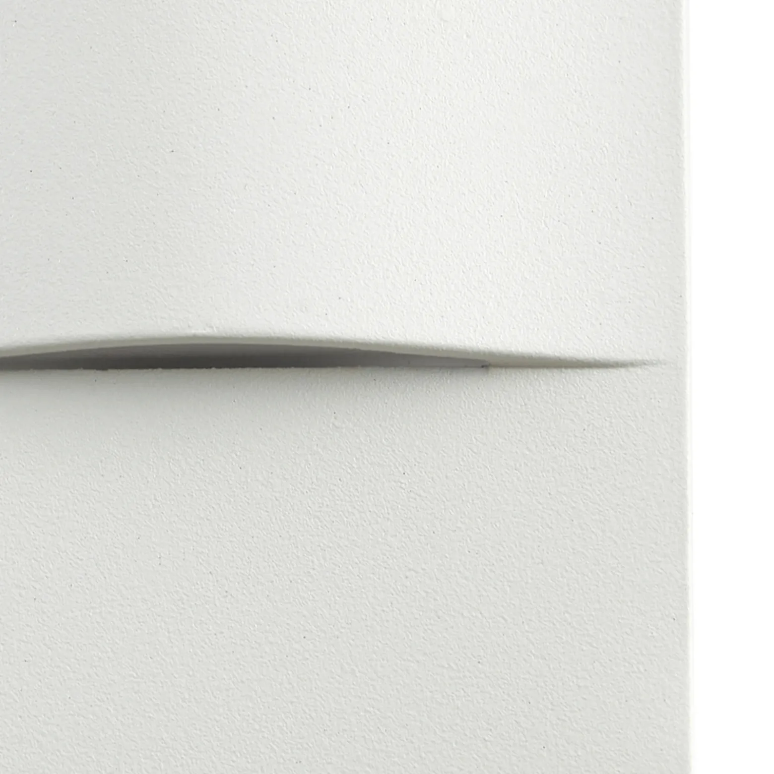 Aplique LED empotrable Lindby Alune, blanca, curvada, 8 x 8 cm, IP65