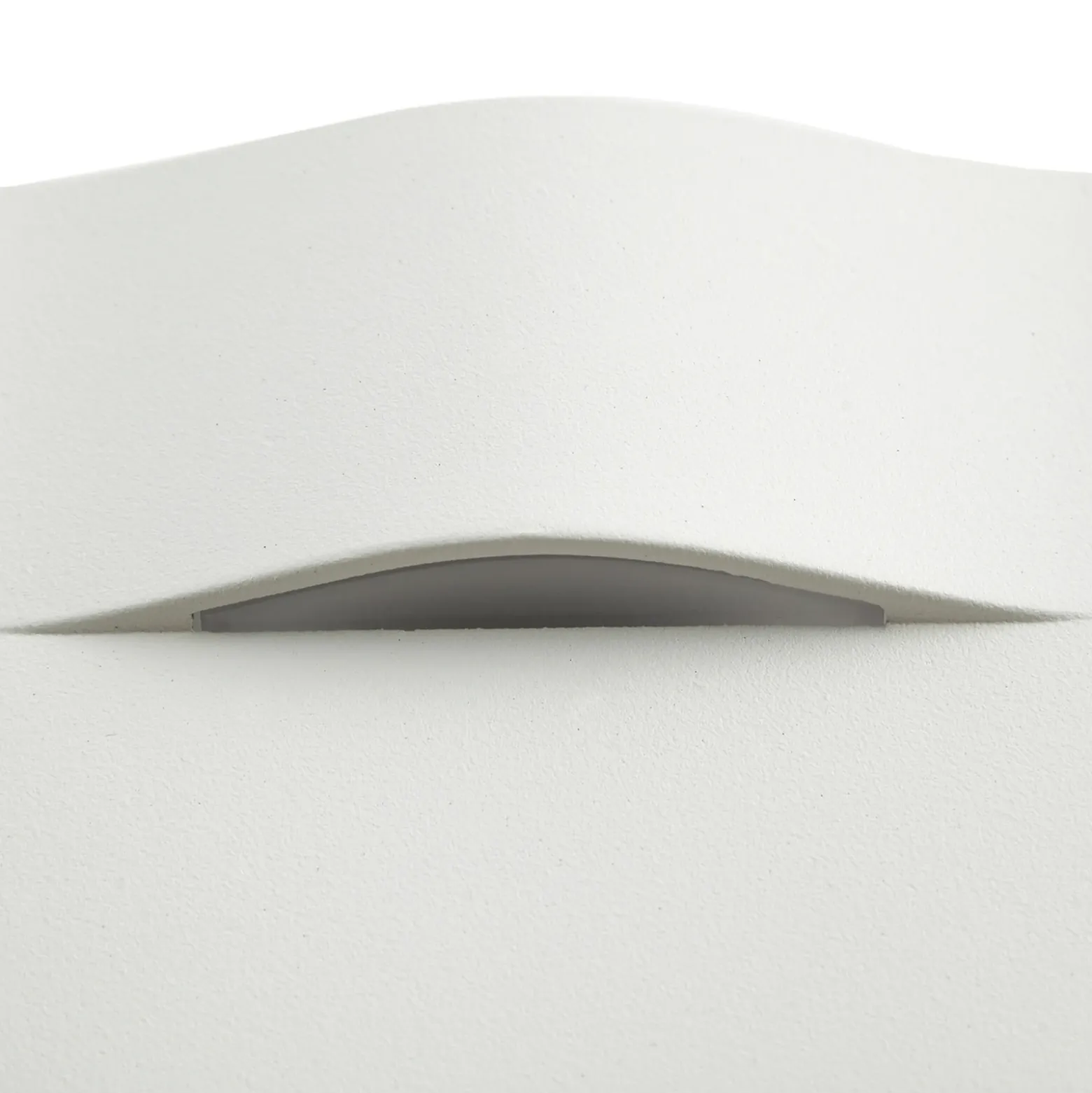 Aplique LED empotrable Lindby Alune, blanca, curvada, 8 x 8 cm, IP65