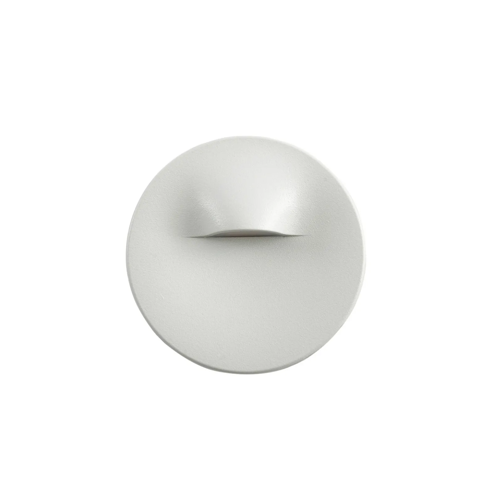 Aplique LED empotrable Lindby Alune, blanco, redondo, Ø 8 cm, IP65