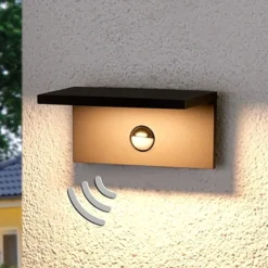 Aplique LED exteriores Darina sensor movimiento