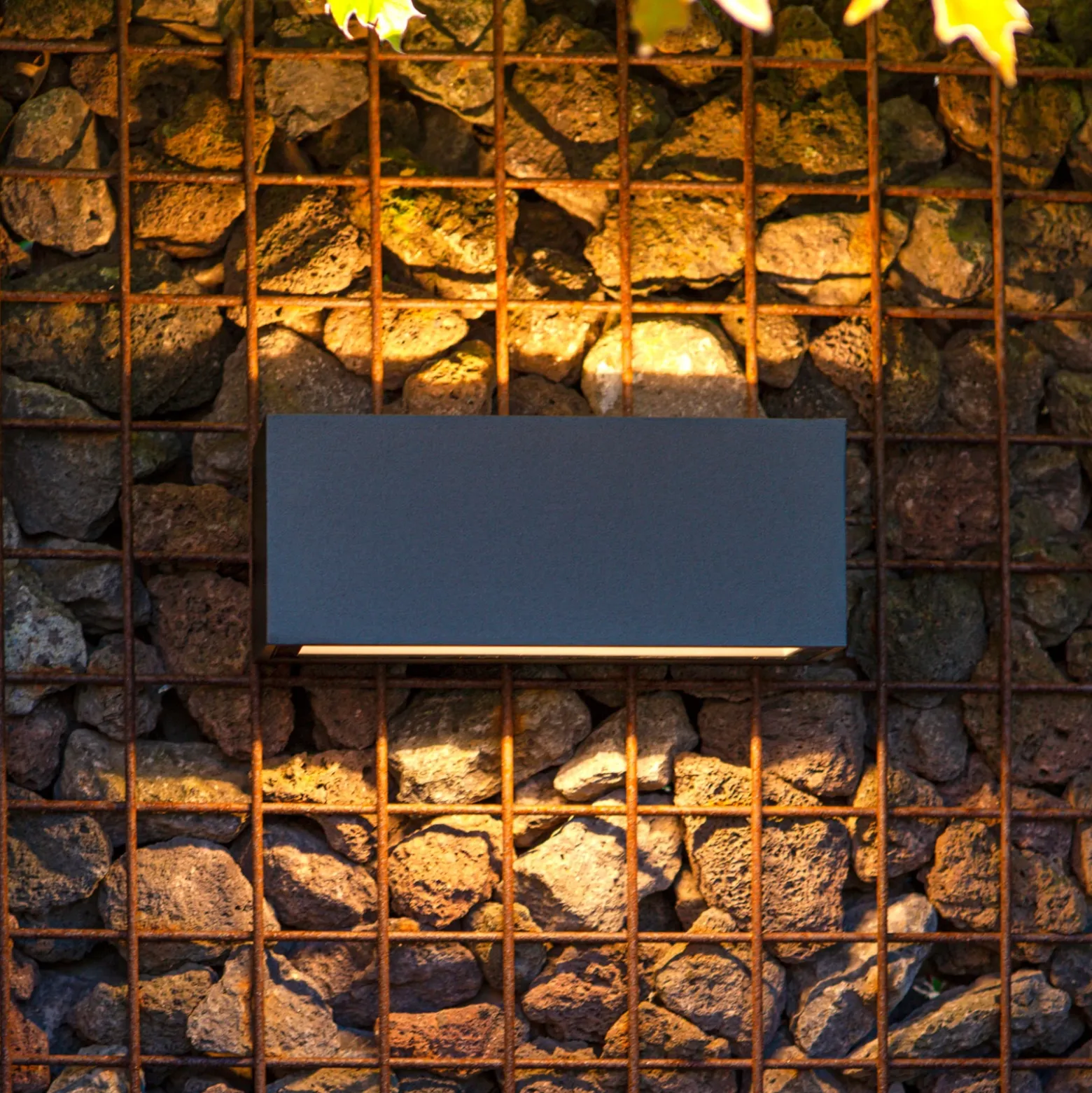 Aplique LED exterior Gemini 22cm 3.000K antracita