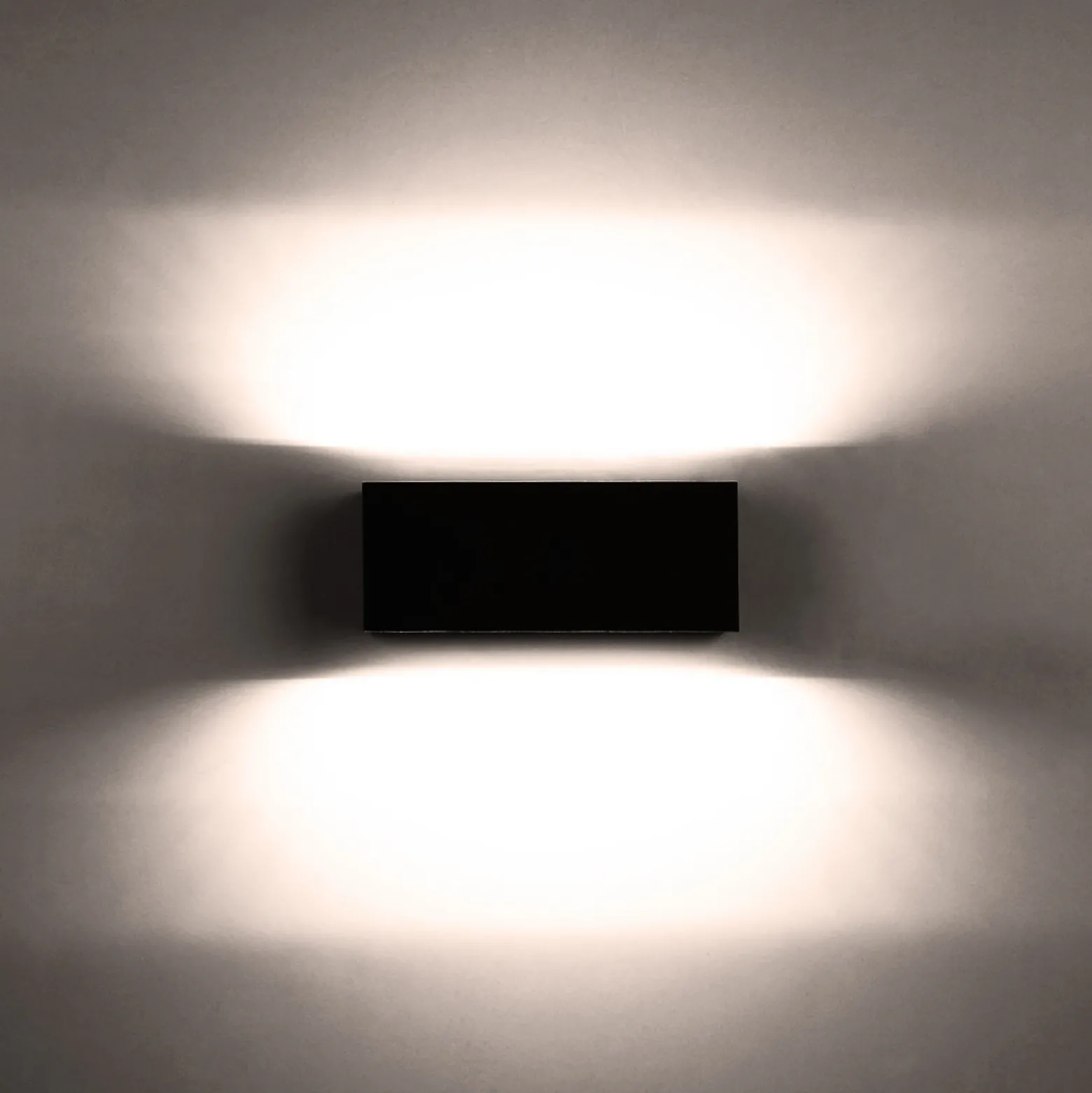 Aplique LED exterior Gemini 22cm 3.000K antracita