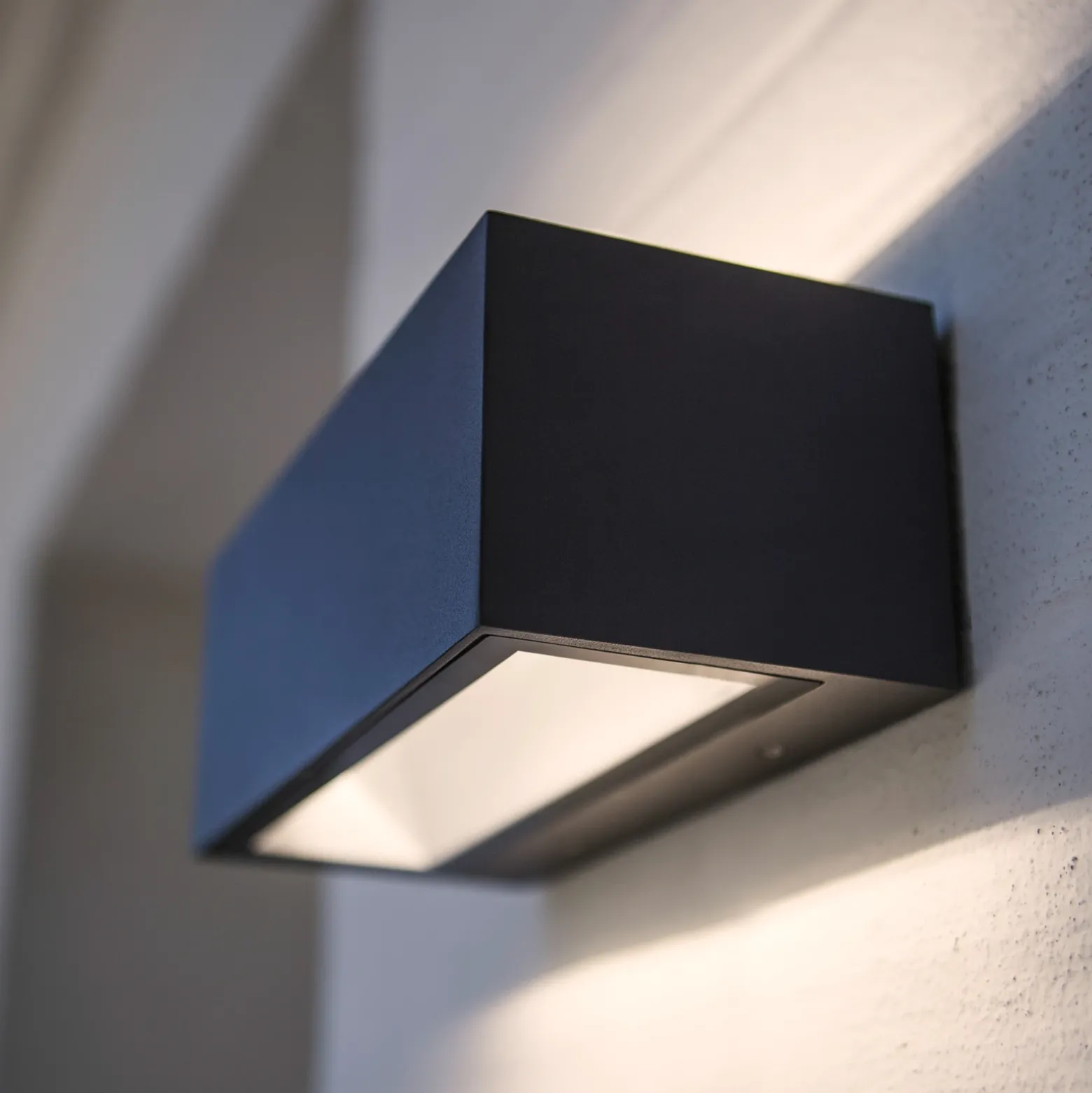 Aplique LED exterior Gemini 22cm 3.000K antracita