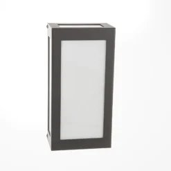 Aplique LED exterior sensor Aqua Rain, antracita