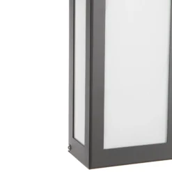 Aplique LED exterior sensor Aqua Rain, antracita