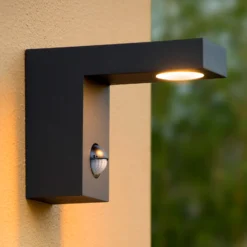 Aplique LED exterior Texas detector de movimiento