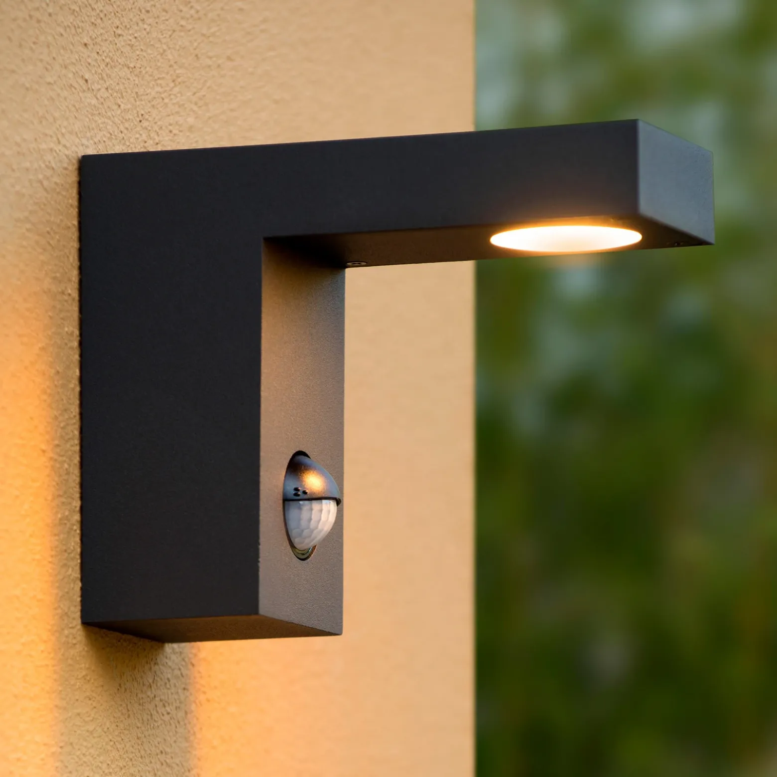 Aplique LED exterior Texas detector de movimiento