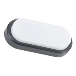 Aplique LED Fred XL IK10 gris oscuro/blanco