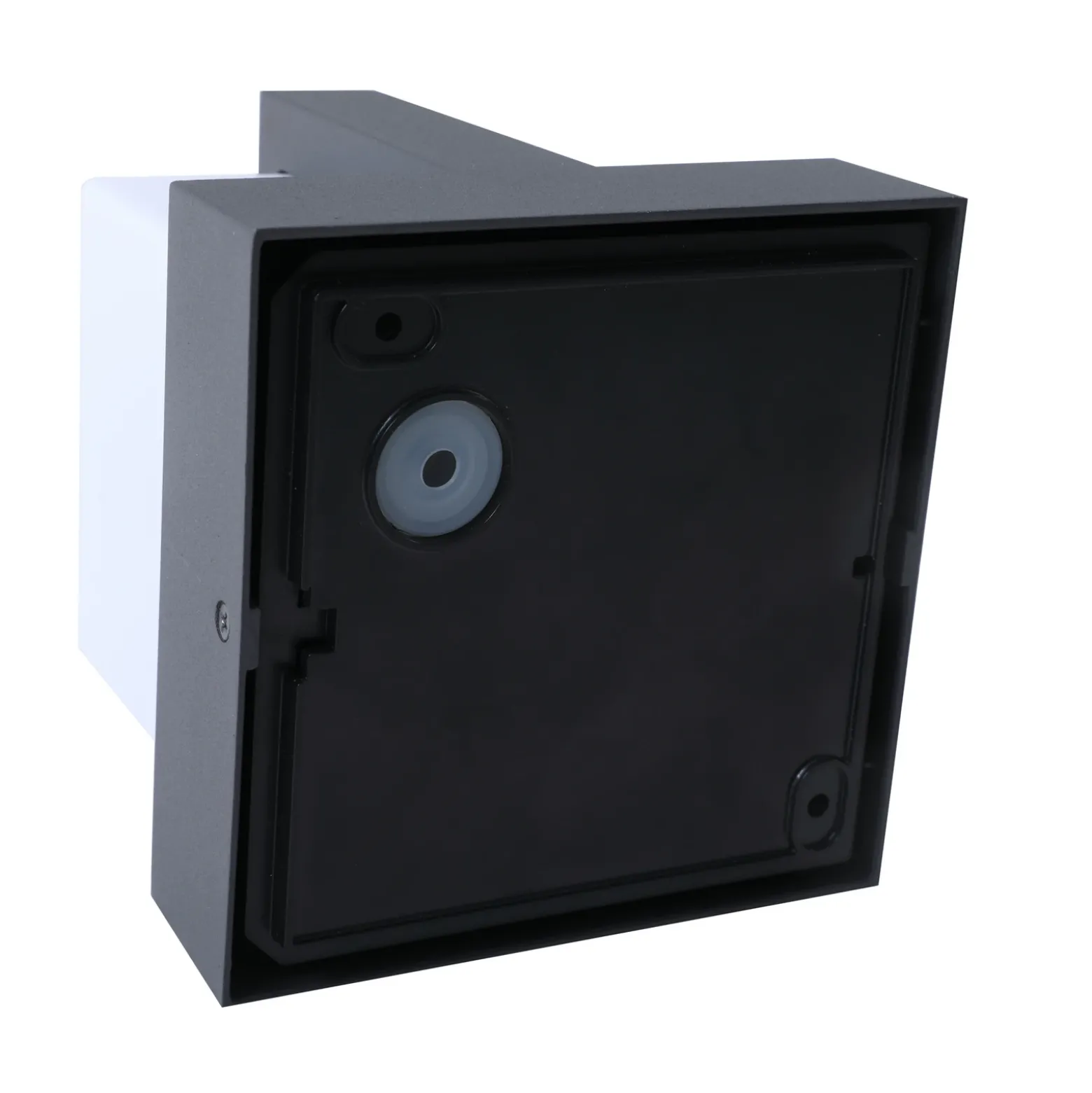 Aplique LED inteligente para exterior Lindby Fyra, angular, CCT RGB, Tuya