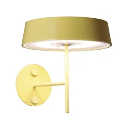 Aplique LED Miram con batería, atenuable, amarillo