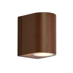 Aplique LED para exterior Alor, marrón, 1 luz, IP65, atenuable
