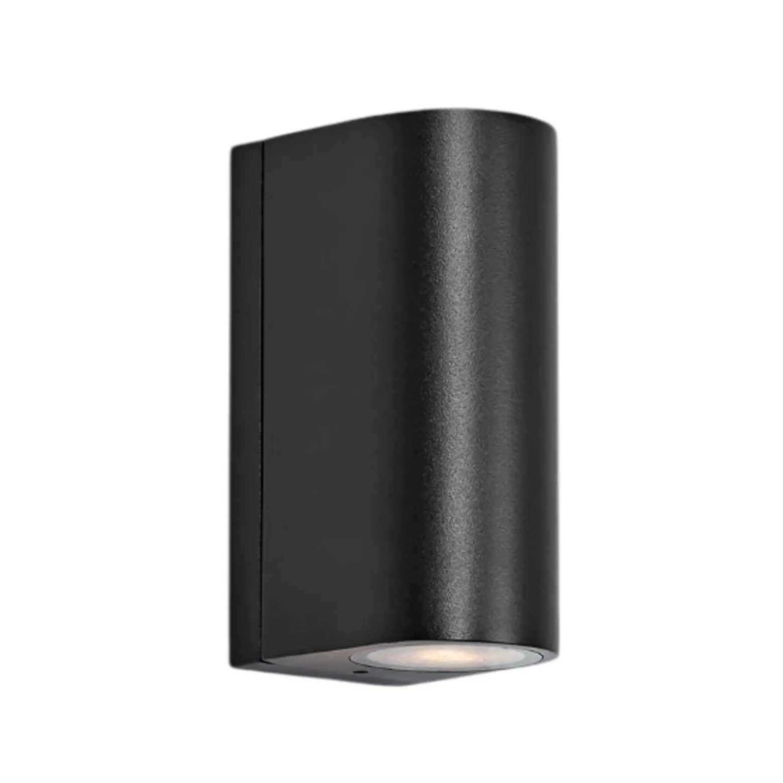 Aplique LED para exterior Alor, negra, 2 luces, IP65, atenuable