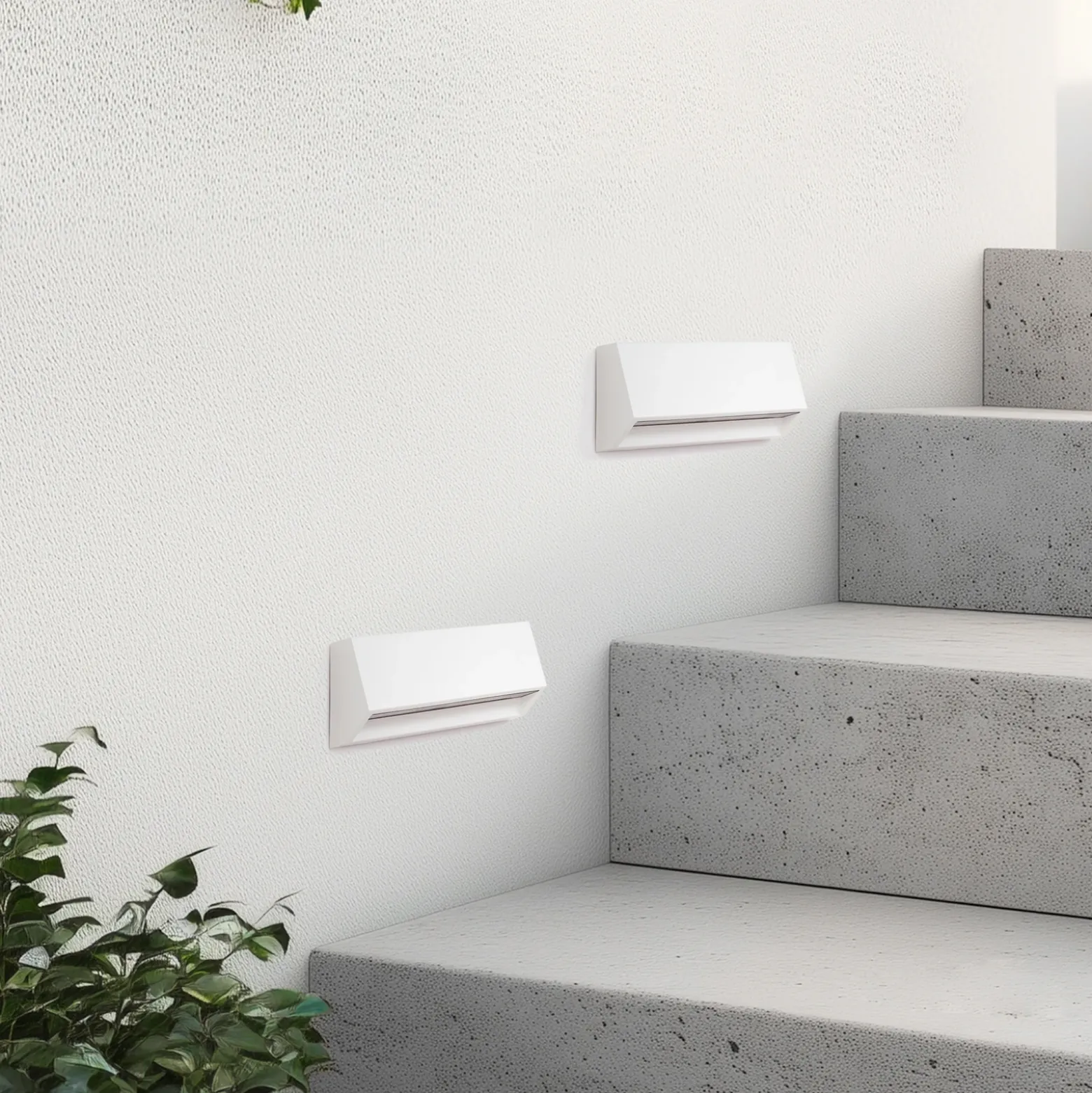 Aplique LED para exterior Appeso de Lindby, ancho 22 cm, juego de 2 unidades
