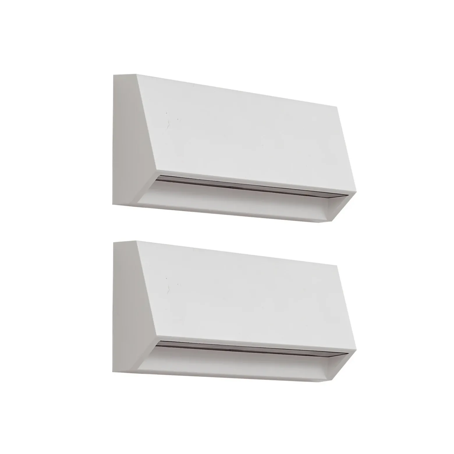 Aplique LED para exterior Appeso de Lindby, ancho 22 cm, juego de 2 unidades