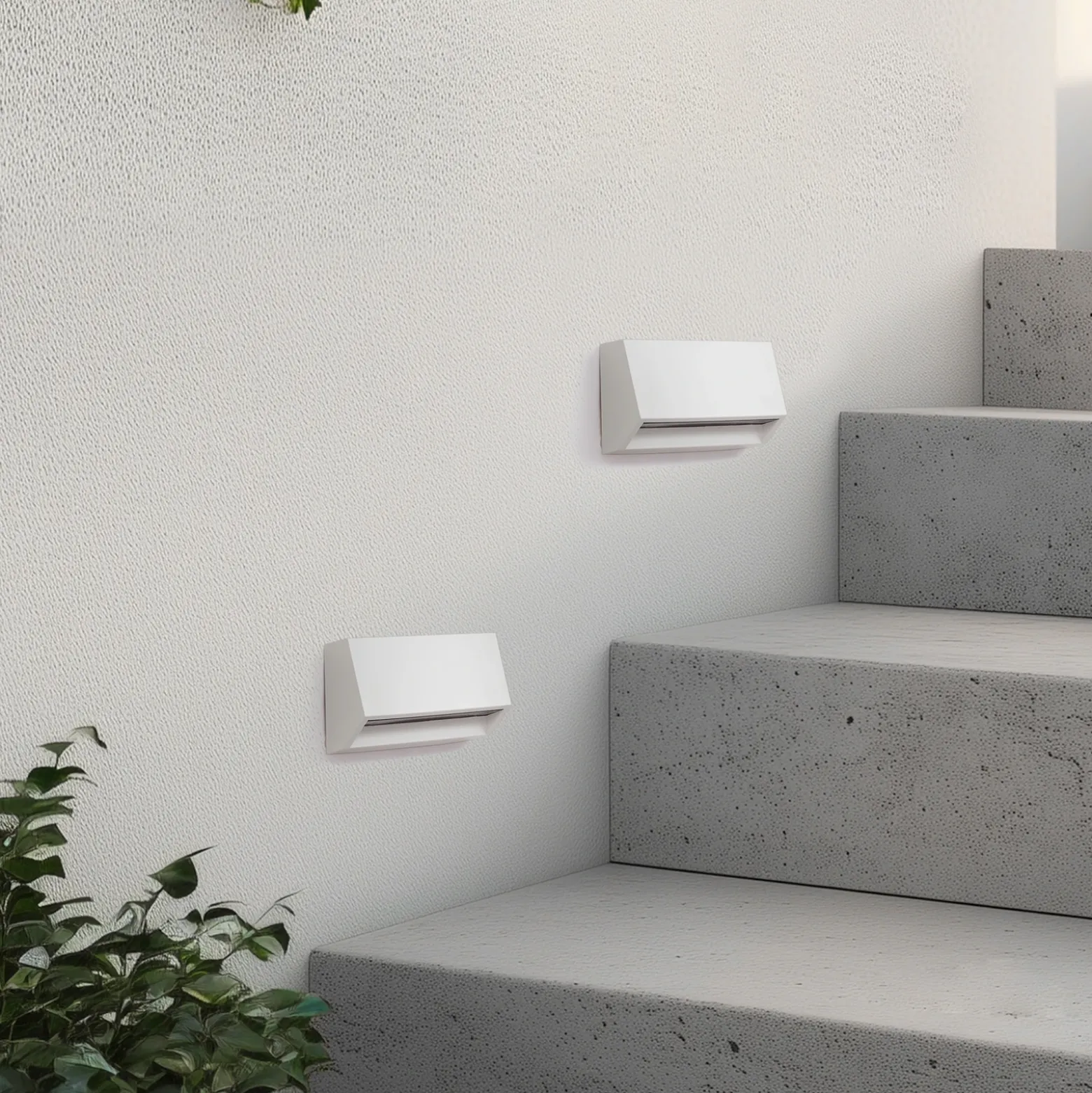 Aplique LED para exterior Appeso de Lindby, ancho 16 cm, juego de 2 unidades