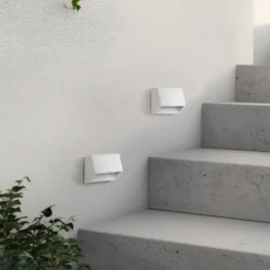 Aplique LED para exterior Appeso de Lindby, ancho 10 cm, juego de 2 unidades