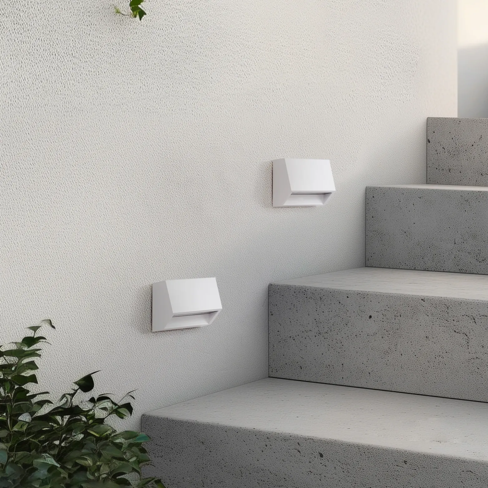 Aplique LED para exterior Appeso de Lindby, ancho 10 cm, juego de 2 unidades