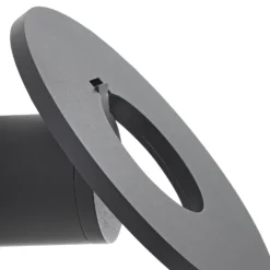 Aplique LED para exterior Arcchio Tovio, antracita, giratoria