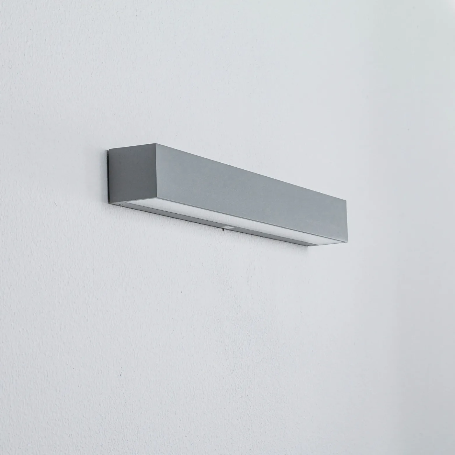 Aplique LED para exterior Arcchio Lengo, 50 cm, 1 luz, gris, CCT