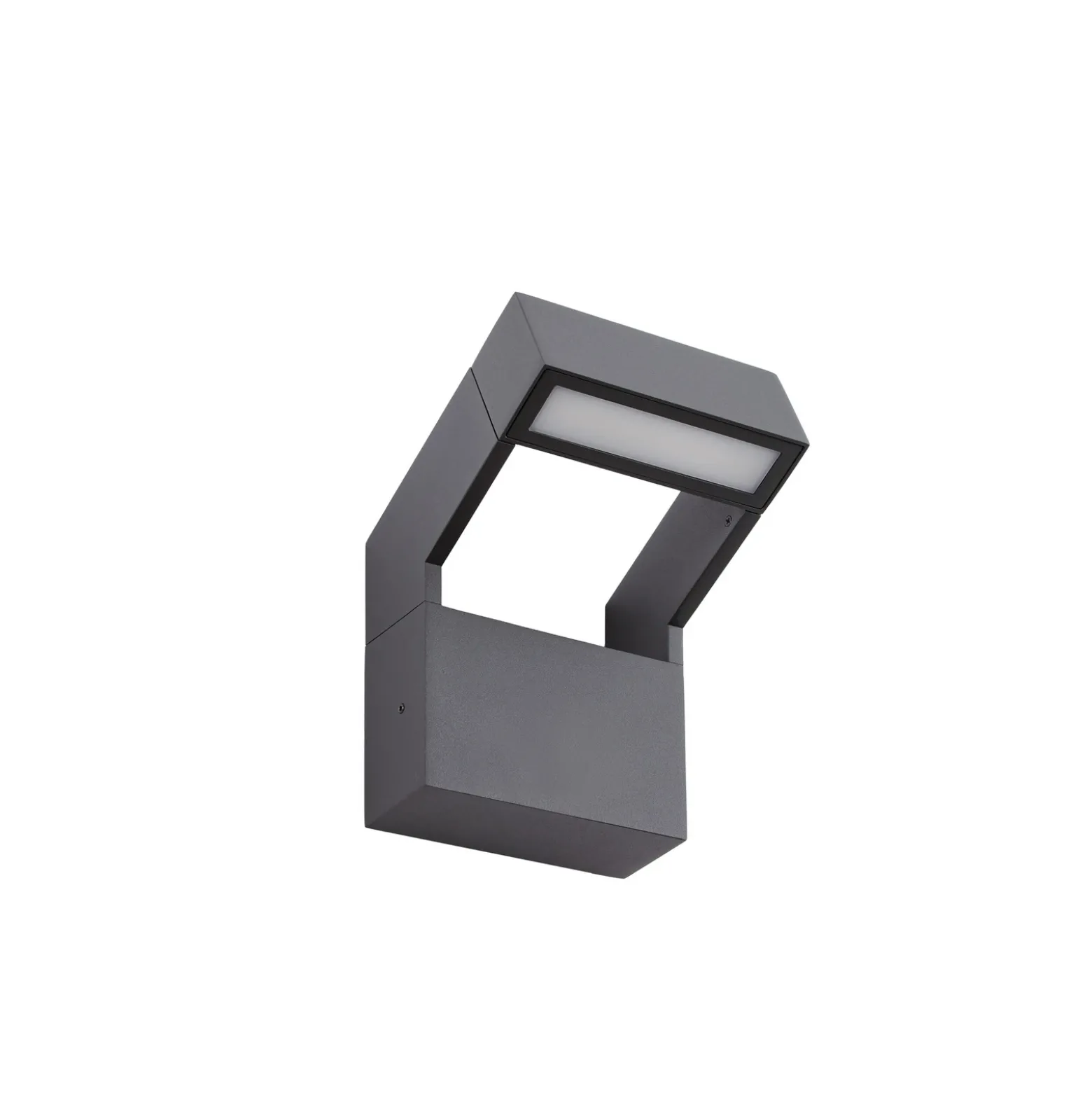 Aplique LED para exterior Arcchio Kovato, gris oscuro, IP65