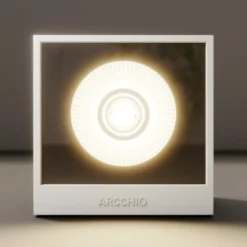 Aplique LED para exterior Arcchio Tassnim, 1 luz, blanca, IP65