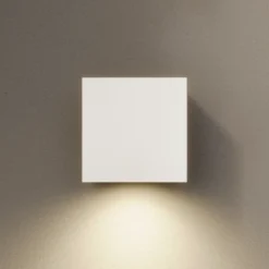 Aplique LED para exterior Arcchio Tassnim, 1 luz, blanca, IP65