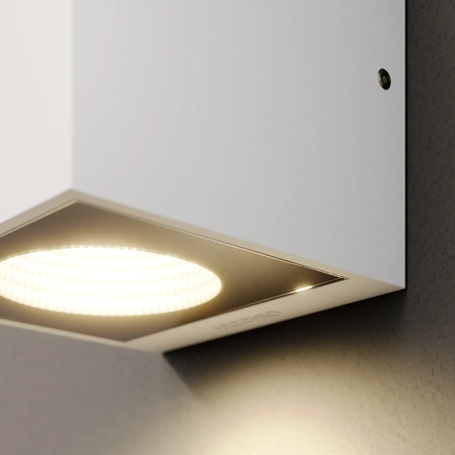 Aplique LED para exterior Arcchio Tassnim, 1 luz, blanca, IP65