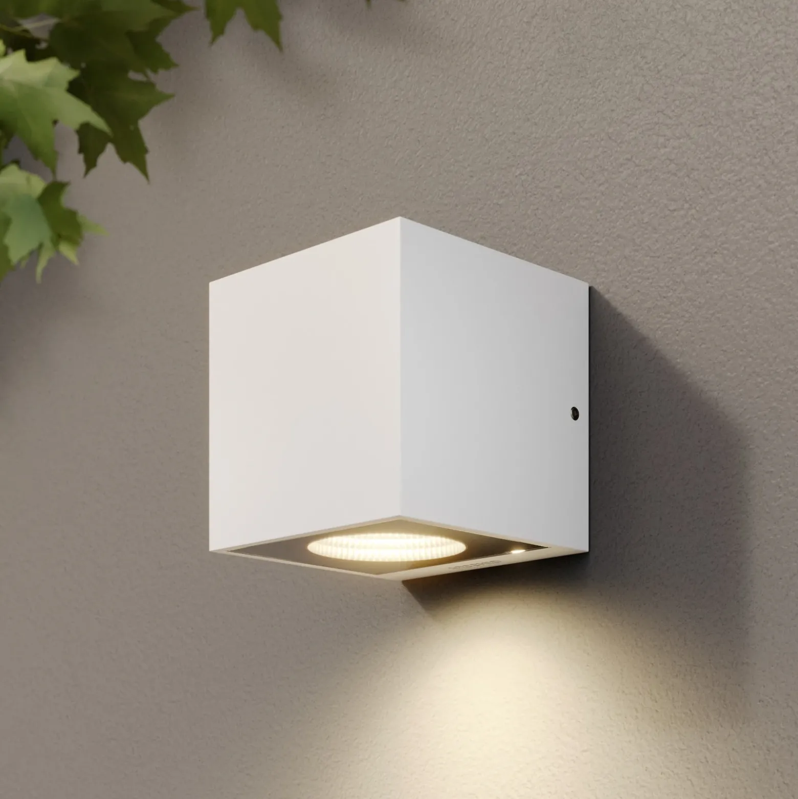 Aplique LED para exterior Arcchio Tassnim, 1 luz, blanca, IP65