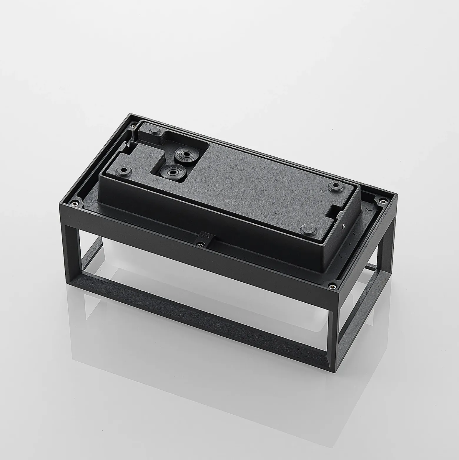Aplique LED para exterior Arcchio Ismera, antracita/ópal, IP65