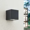 Aplique LED para exterior Arcchio Tassnim, 2 luces, antracita, IP65
