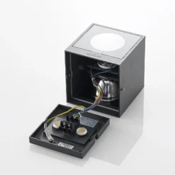 Aplique LED para exterior Arcchio Tassnim, 2 luces, antracita, IP65