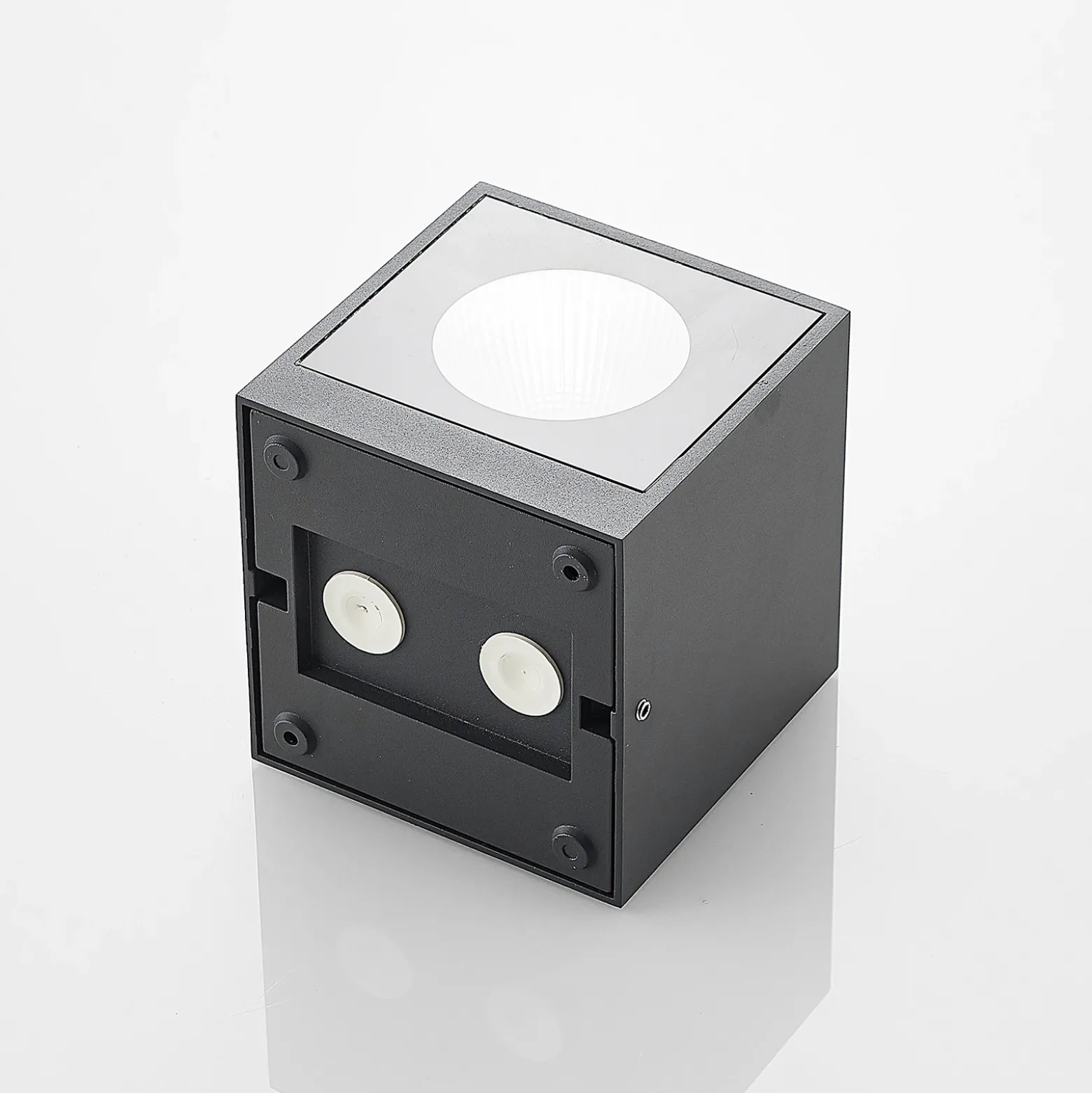 Aplique LED para exterior Arcchio Tassnim, 2 luces, antracita, IP65